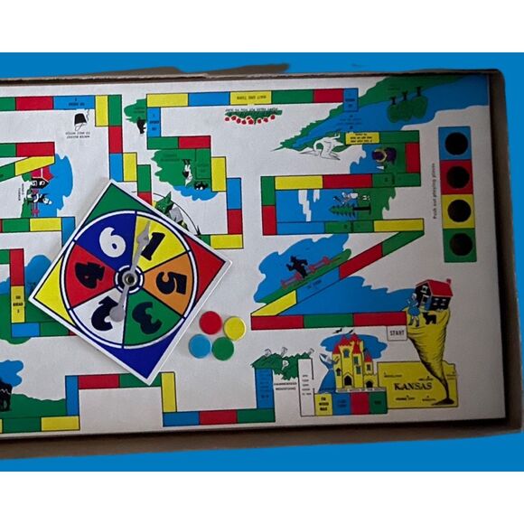 Vintage 1957 Mid Century The Wonderful of Oz Board Game COMPLETE  Extremely Rare - Picture 5 of 5